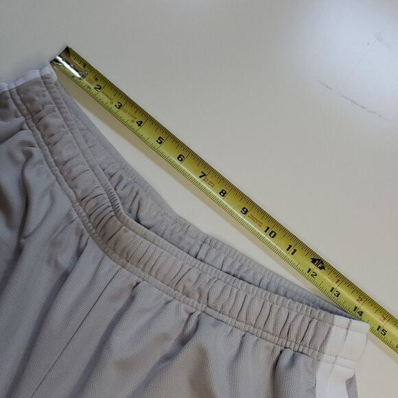 XL NIKE ZIP OFF BASKETBALL PANTS JOGGERS gray white extra large - Picture 4 of 8